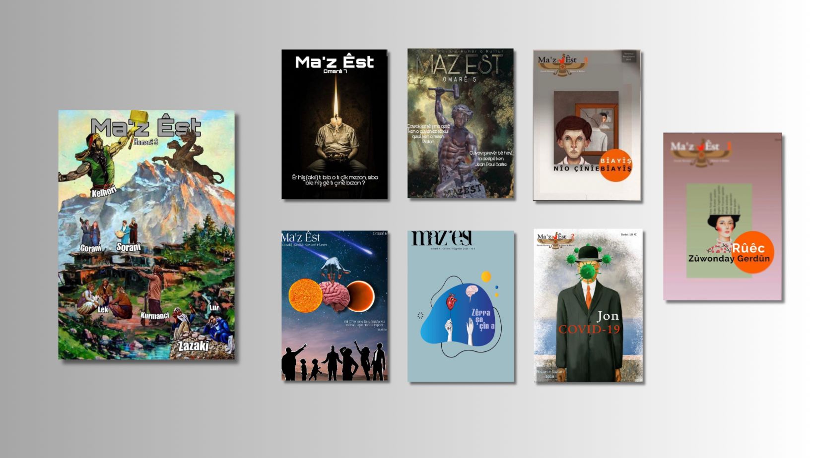 Ma'z Êst magazine covers